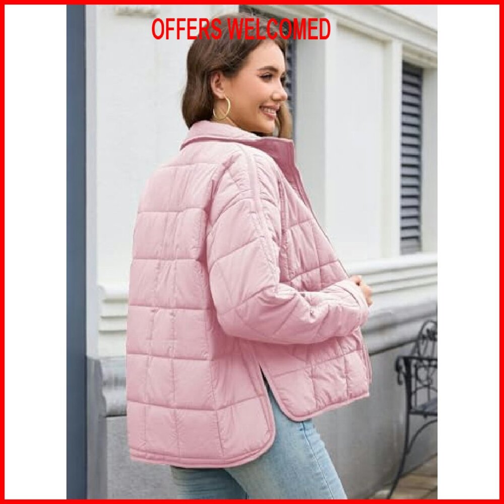 Lightweight Down Puffer Jacket Full Zip Packable … - image 3